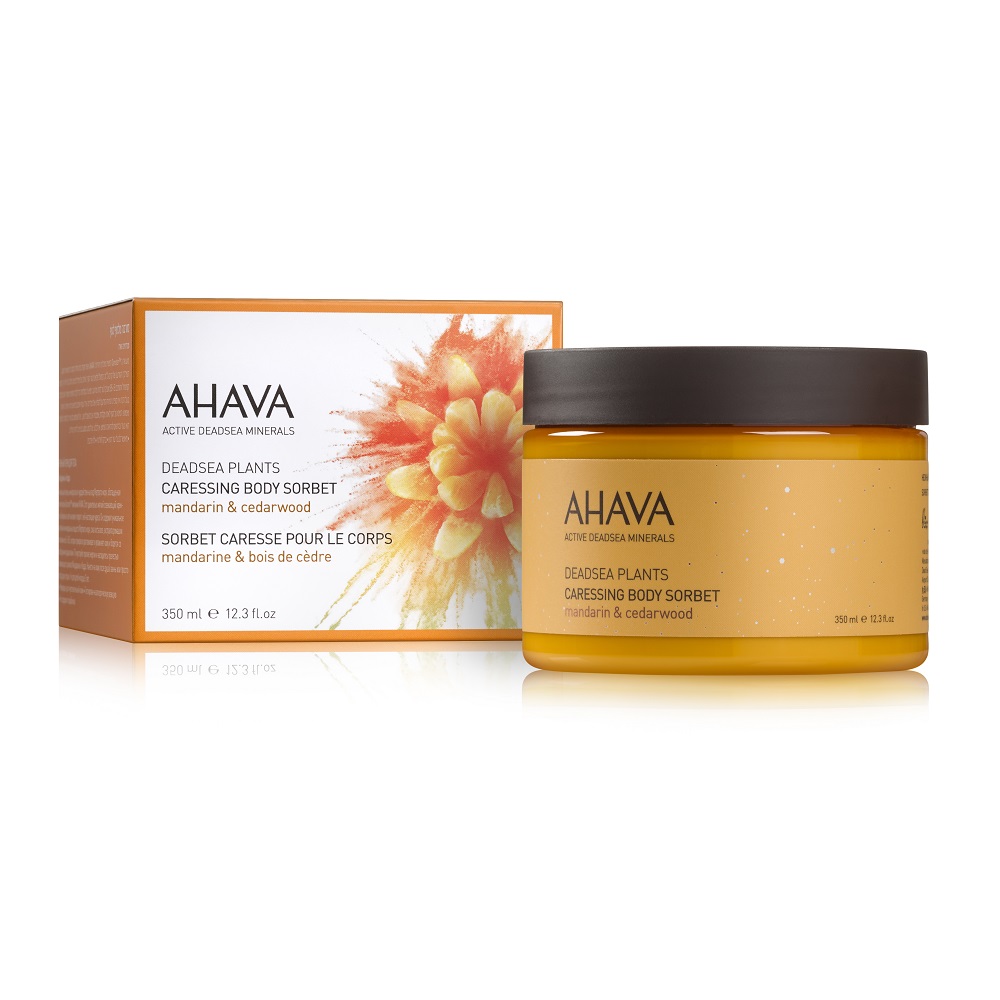 Ahava Crema hidratanta de corp pe baza de minerale cu Mandarine si Lemn de Cedru Deadsea Plants 350 ml