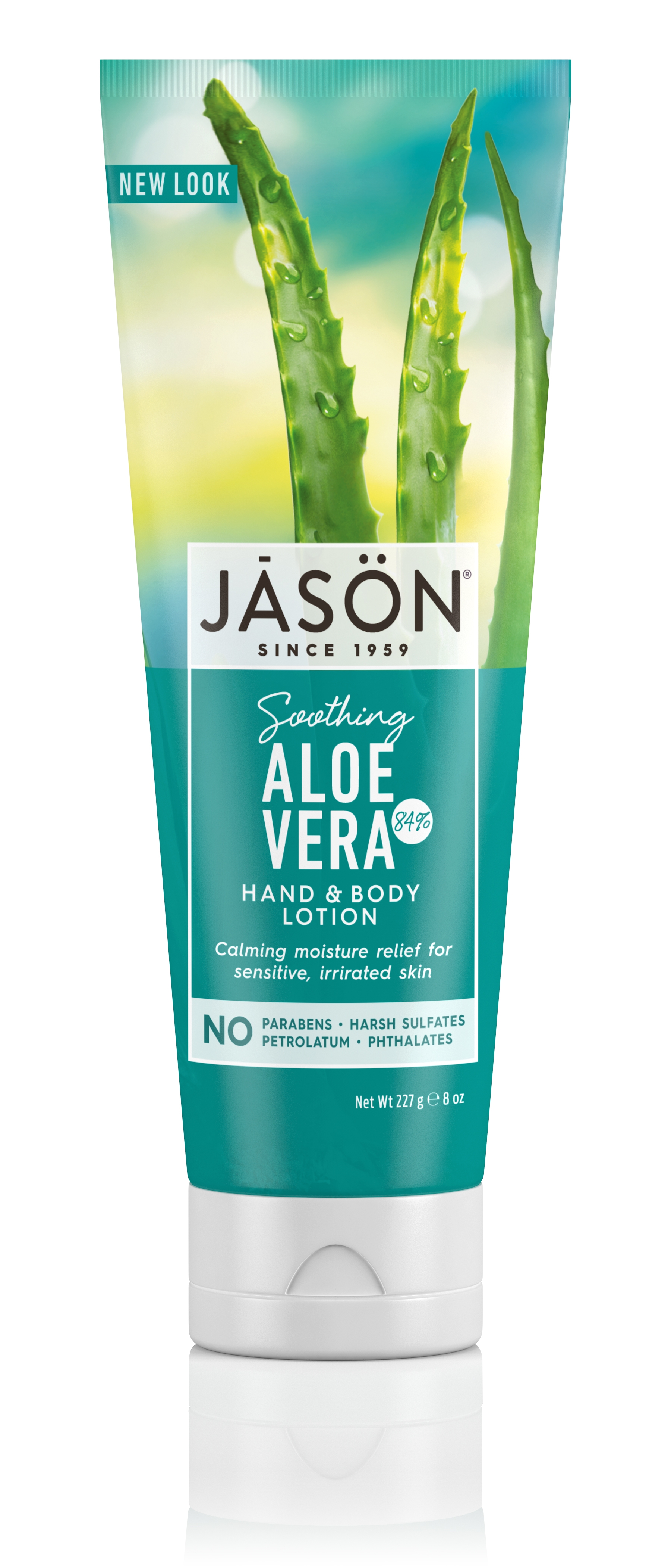 Crema hidratanta cu 84% aloe vera, pt maini si corp, Jason, 227 g