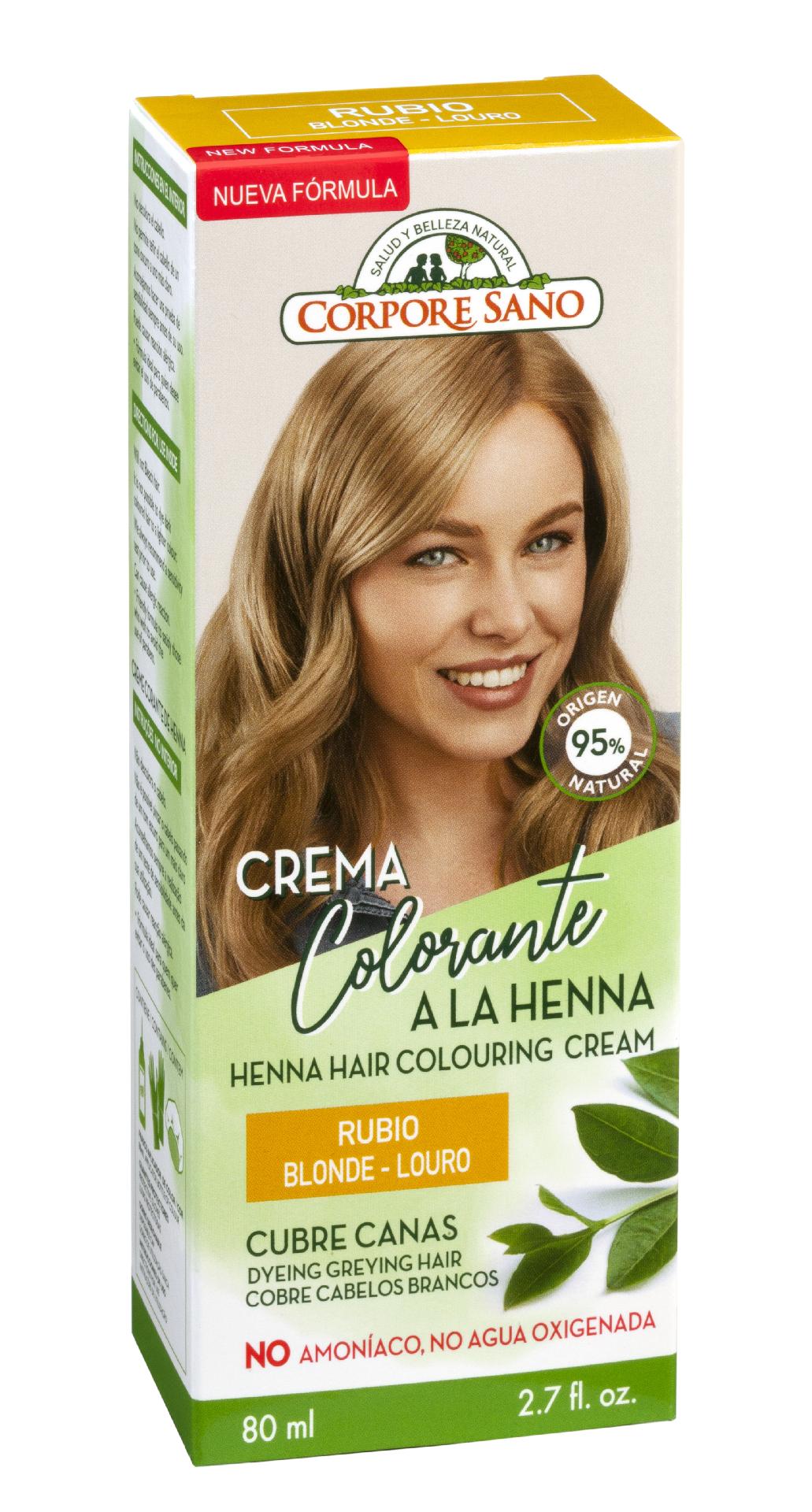 Vopsea henna crema, semipermanenta - Blond