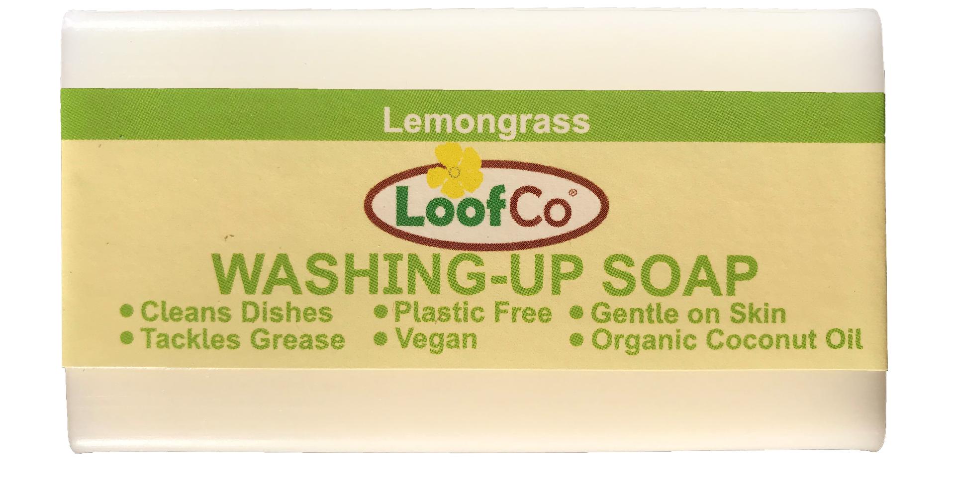 Sapun solid pentru vase, cu lemongrass, LoofCo,100 g