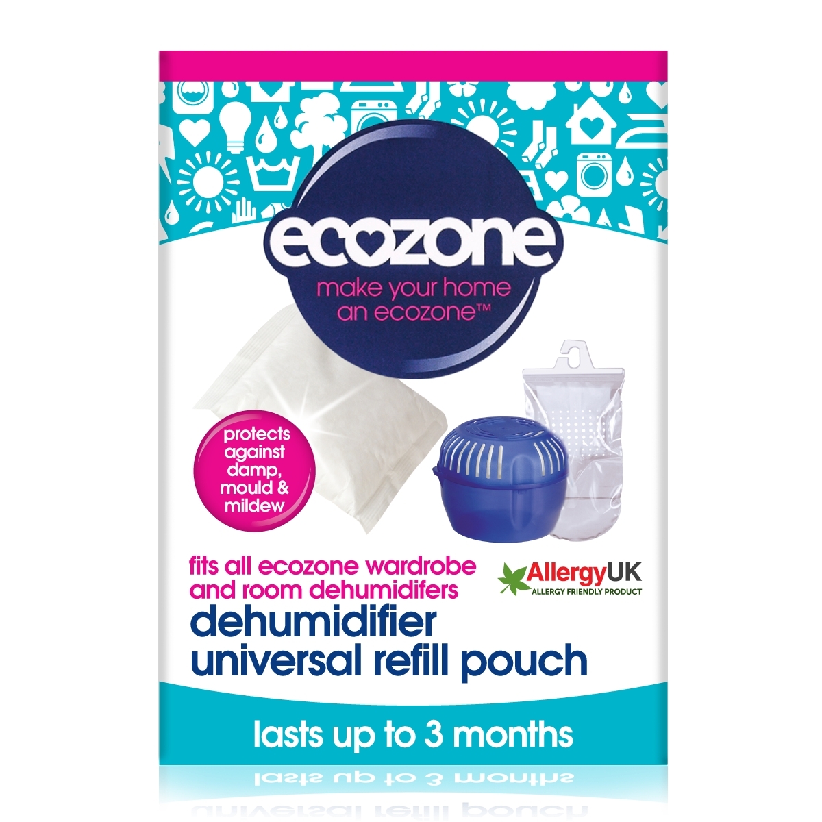 Rezerva pentru dezumidificator, Ecozone, 450 g