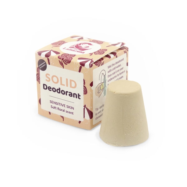 Deodorant solid pt piele sensibila, Floral – zero waste – Lamazuna, 30 g