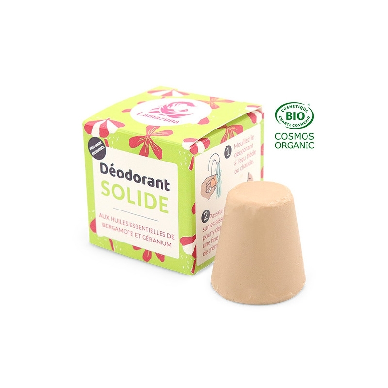 Deodorant solid pt piele normala Bergamota - Zero Waste, Lamazuna, 30gr
