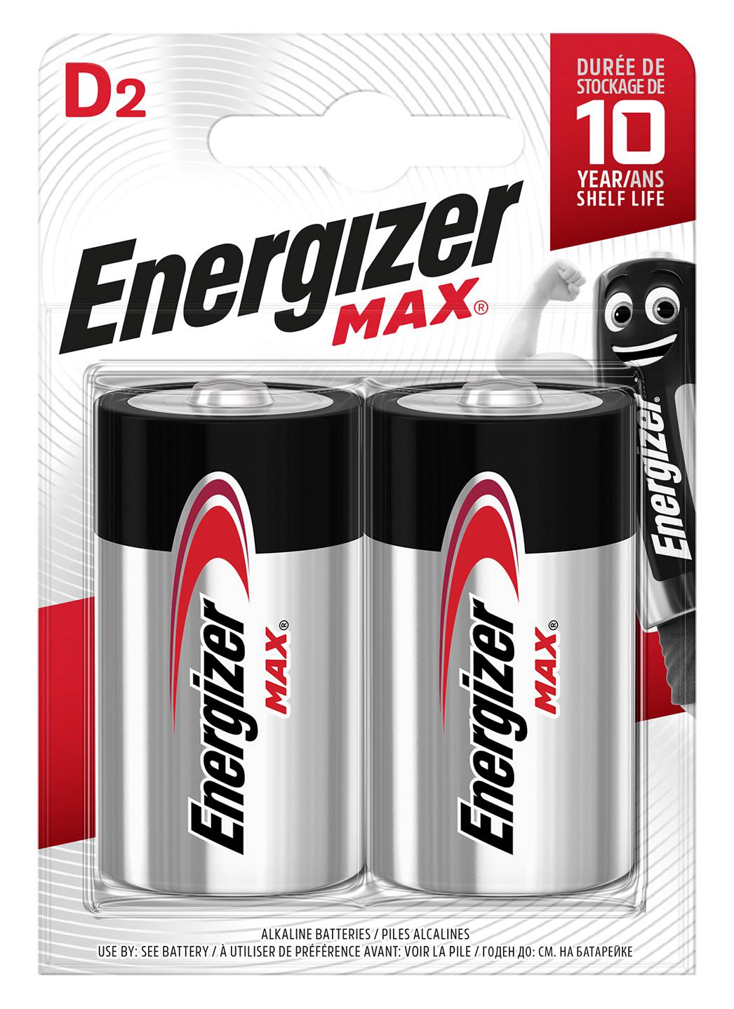 Baterii Energizer Max D LR20 2 buc