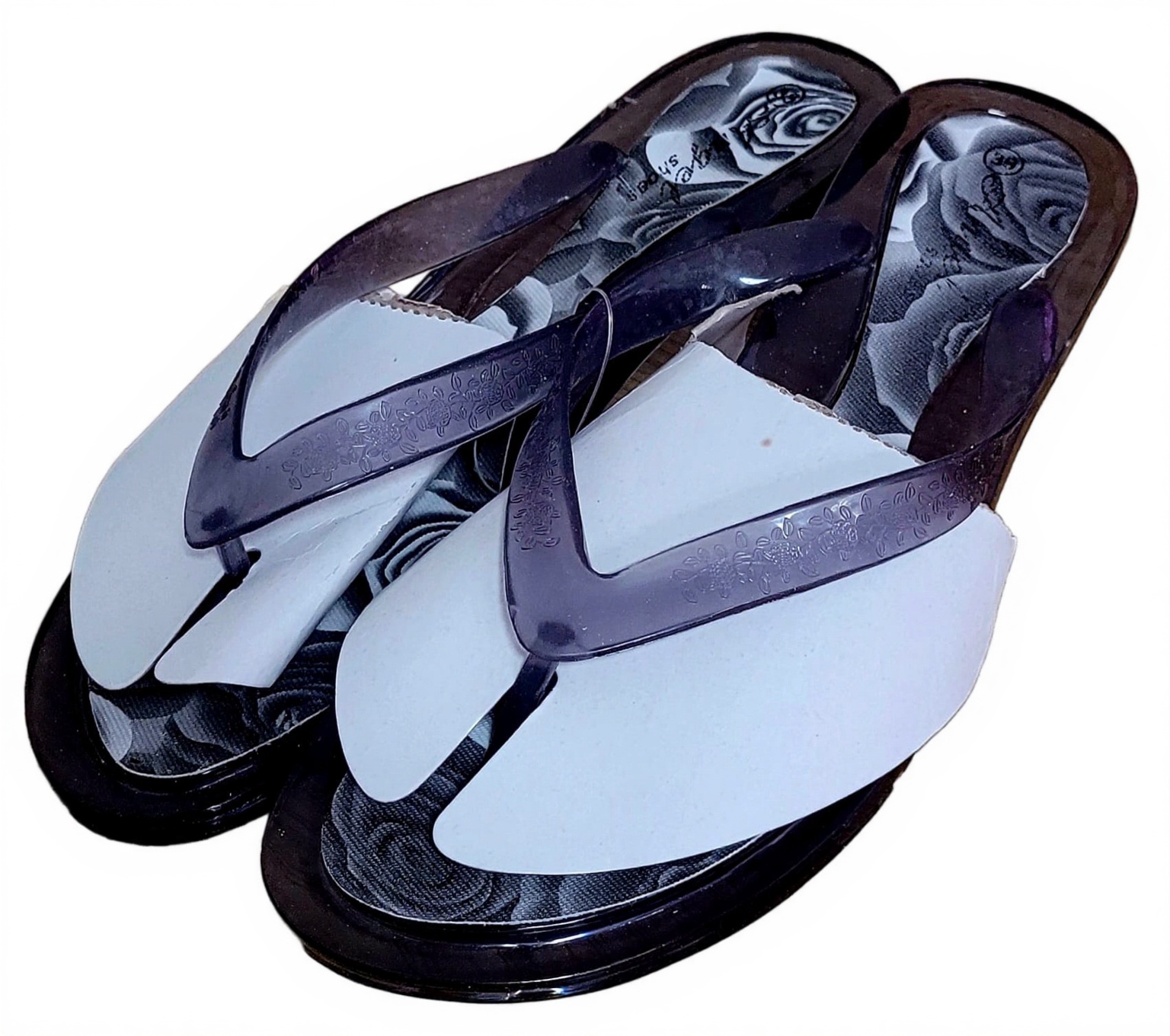 Slapi cu toculet Angel Shoes Gri nr37