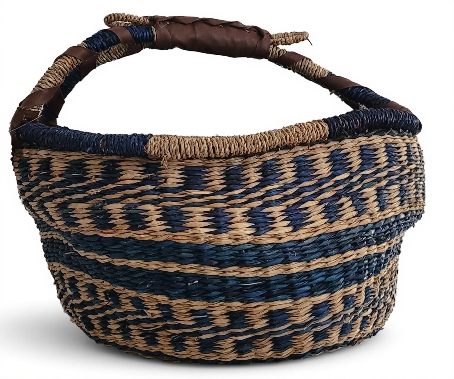 Geanta de plaja impletita