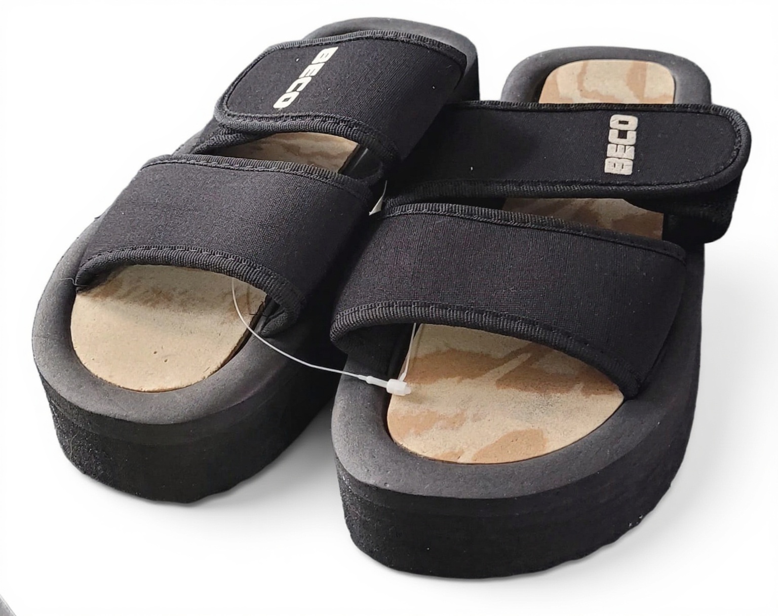 Slapi negri Beco cu 2 barete nr 36