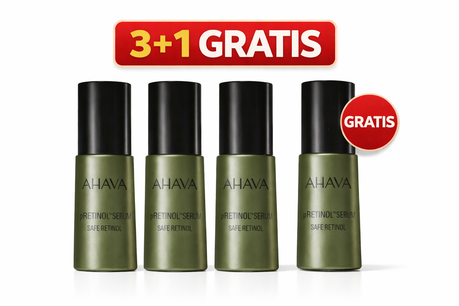Oferta 3 plus 1 la AHAVA pRetinol Serum