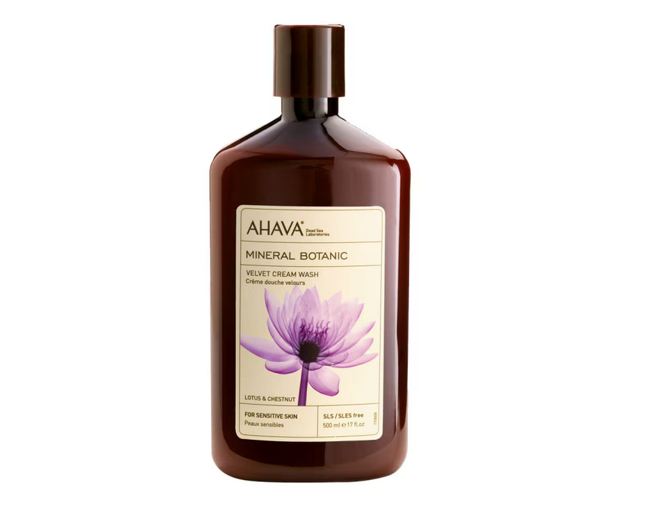 Crema de spalat pe Corp din Minerale Botanice cu aroma de Lotus si Castan